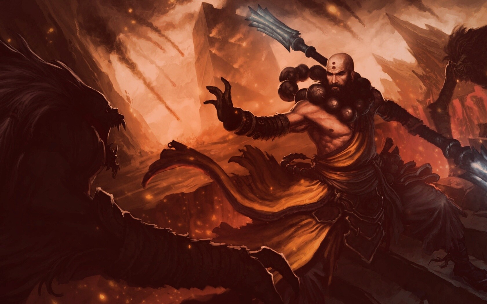 Монах из Diablo 3 обои