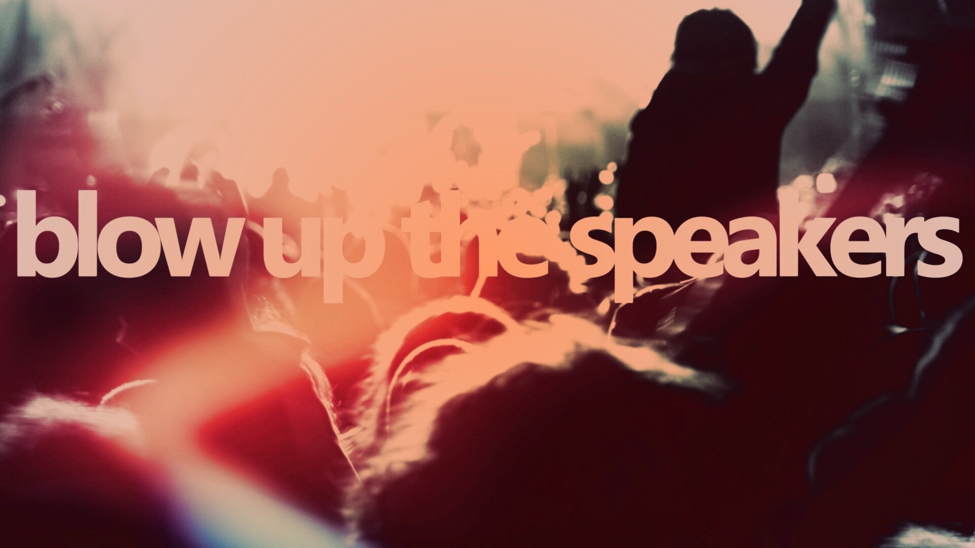 Blow up the speakers обои