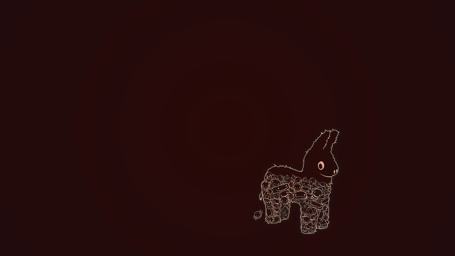 Кофеты прячутся в пинате обои