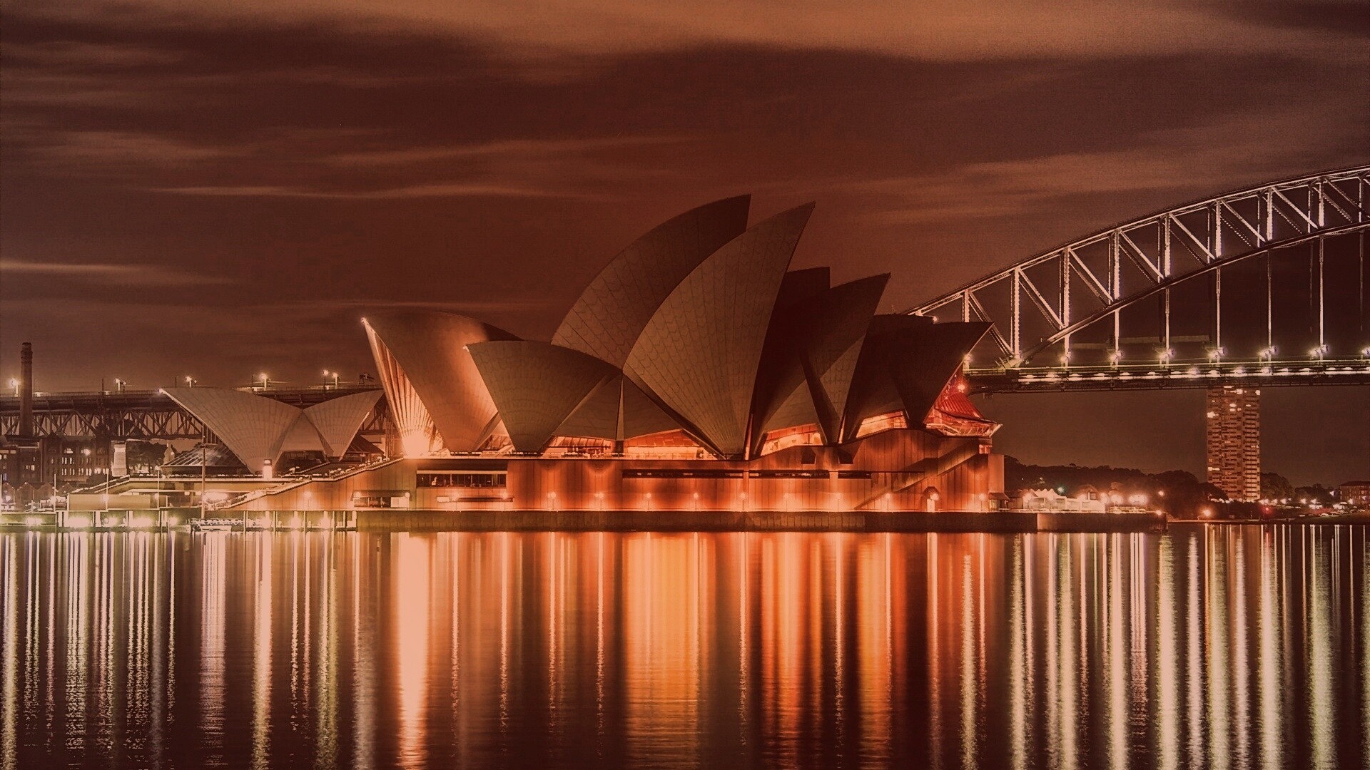 Здание оперы в Сиднее обои