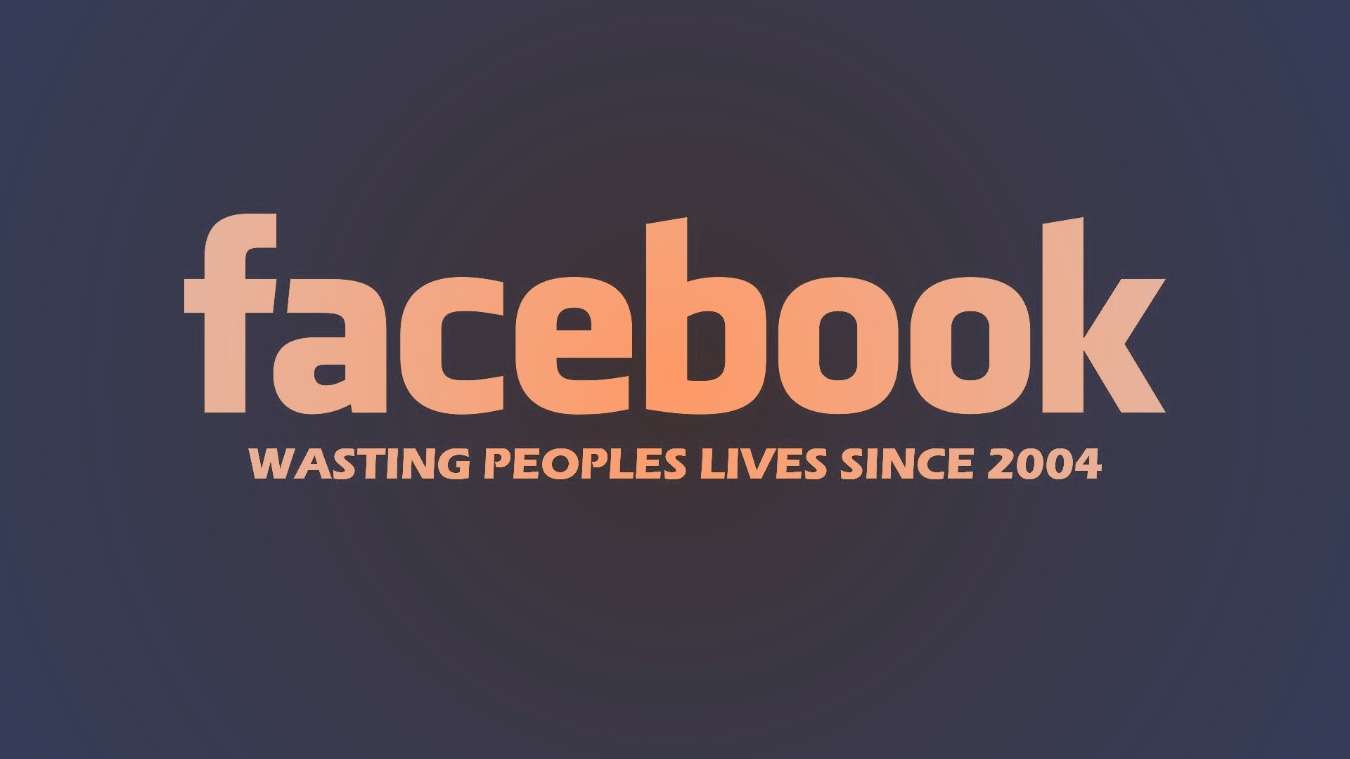 Facebook - жизнь на свалку обои