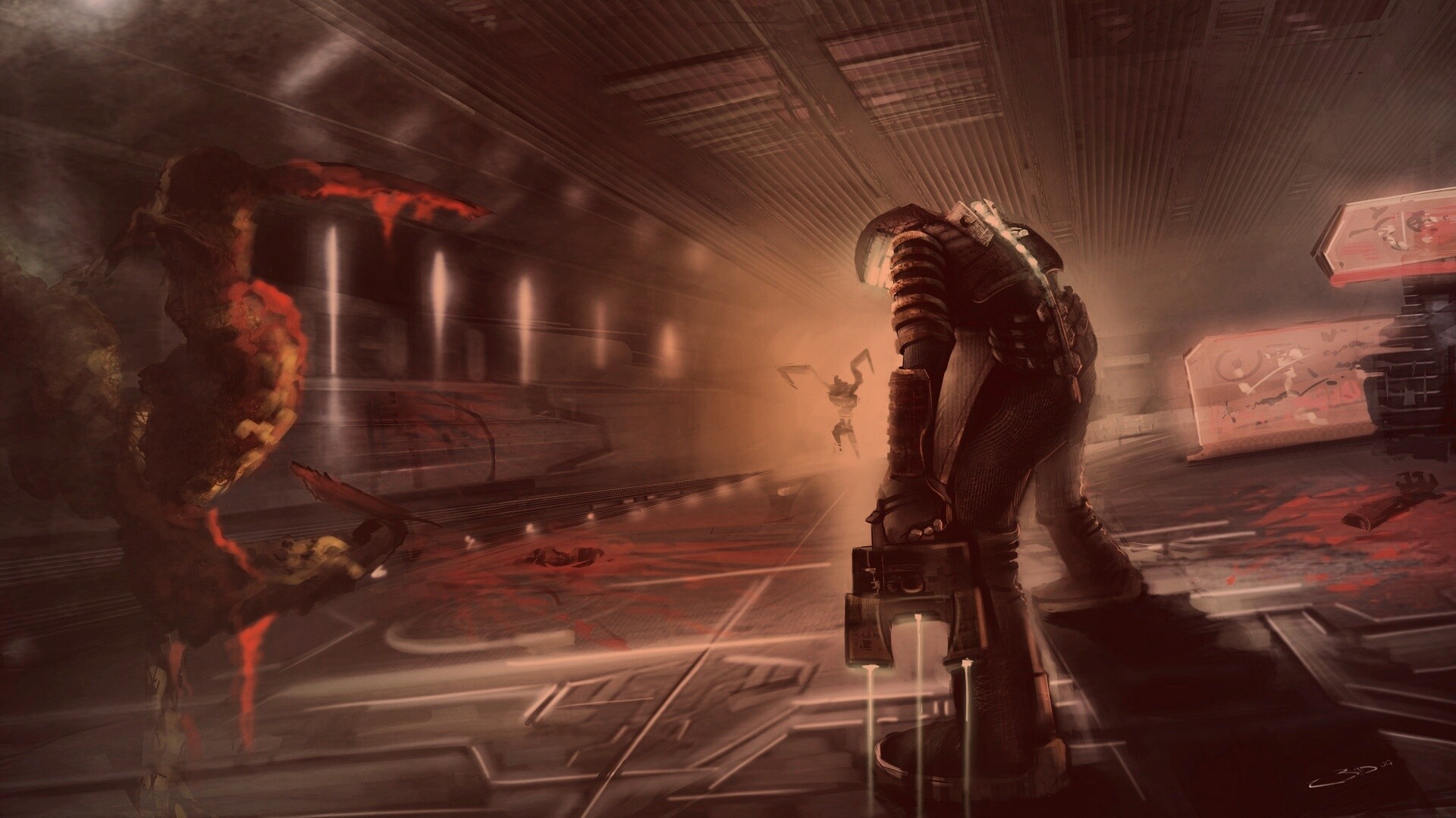 Фан арт Dead Space обои