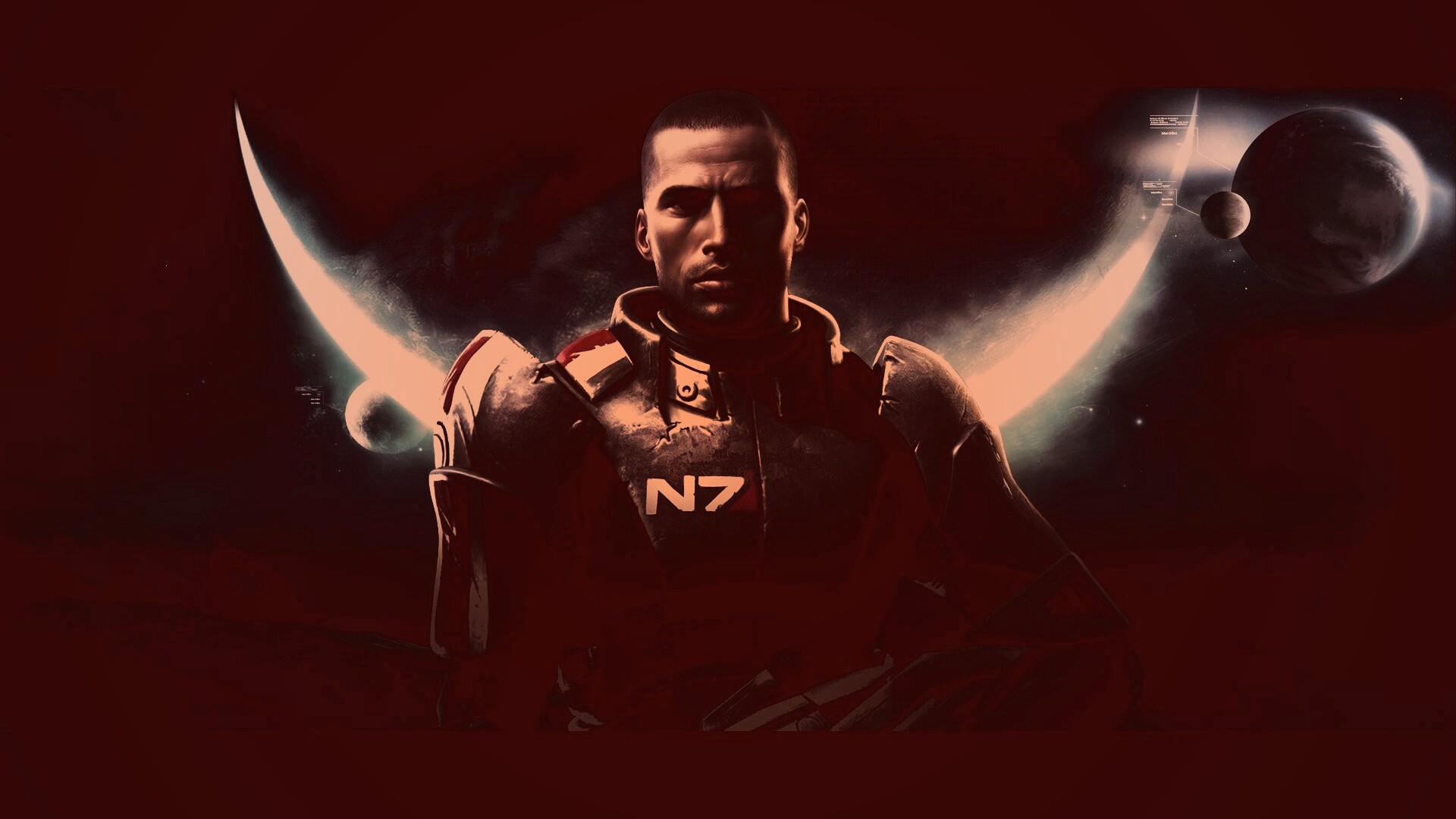 Шепард из Mass Effect обои
