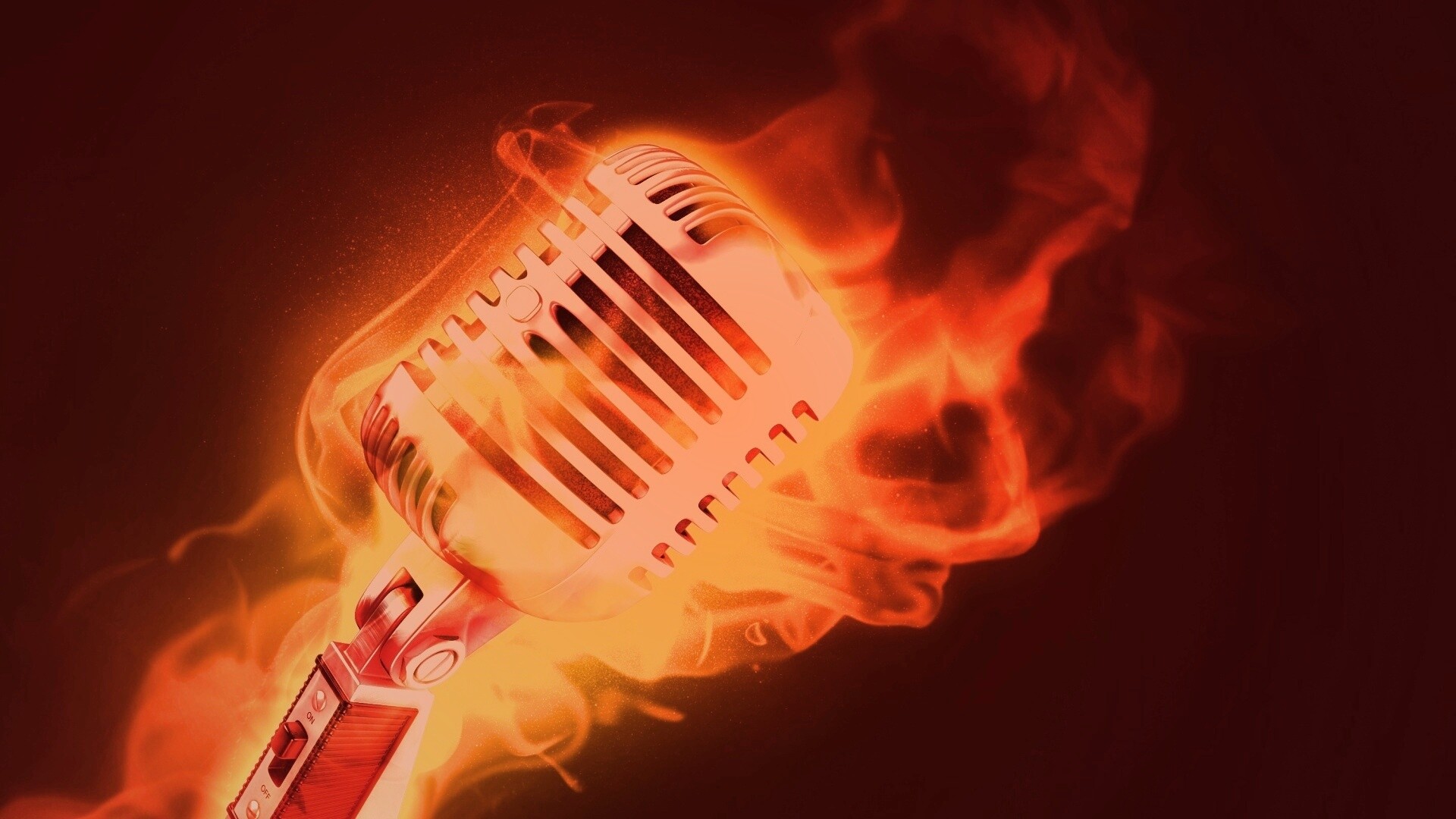 On fire! обои