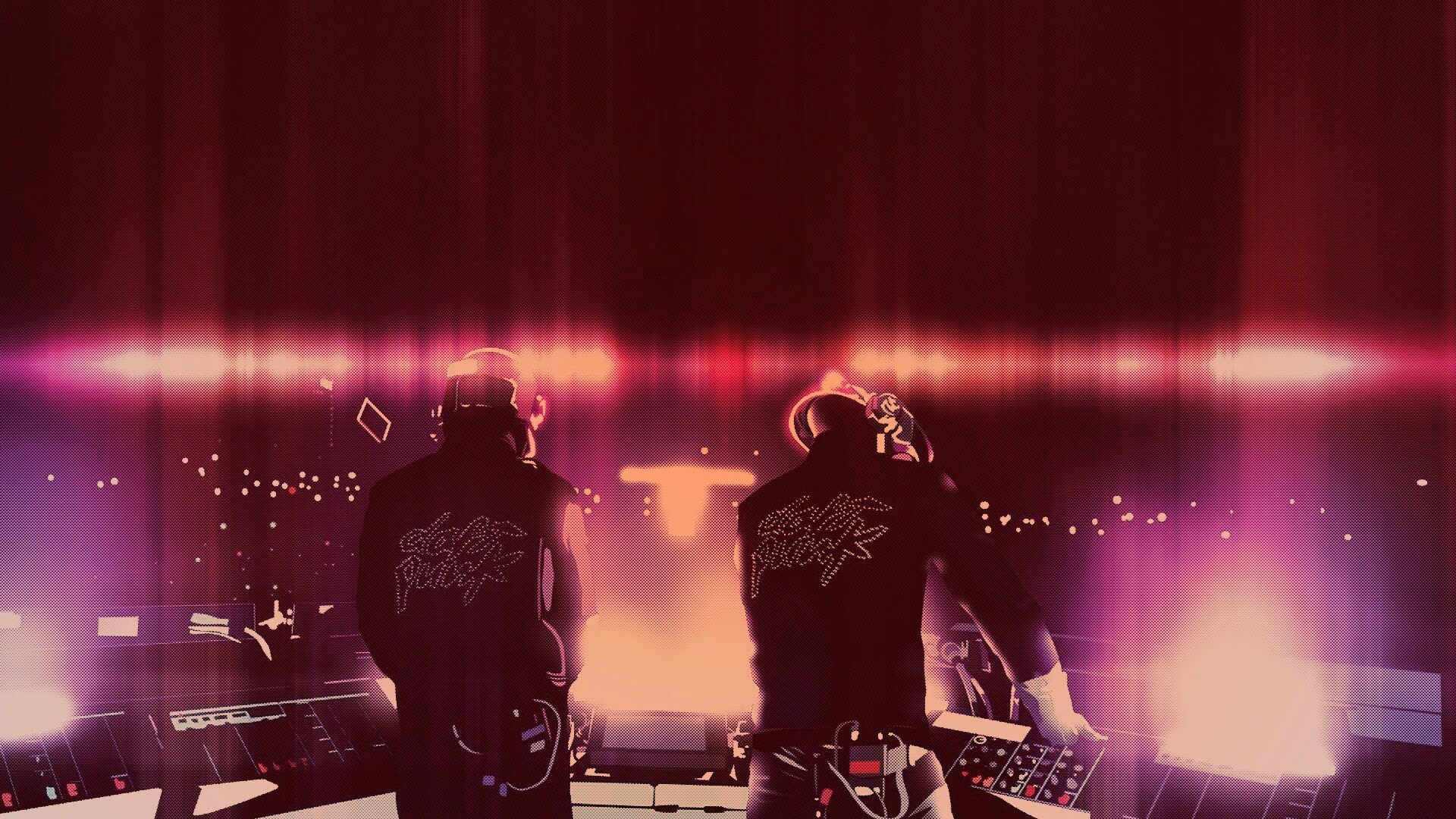 Концерт Daft Punk обои