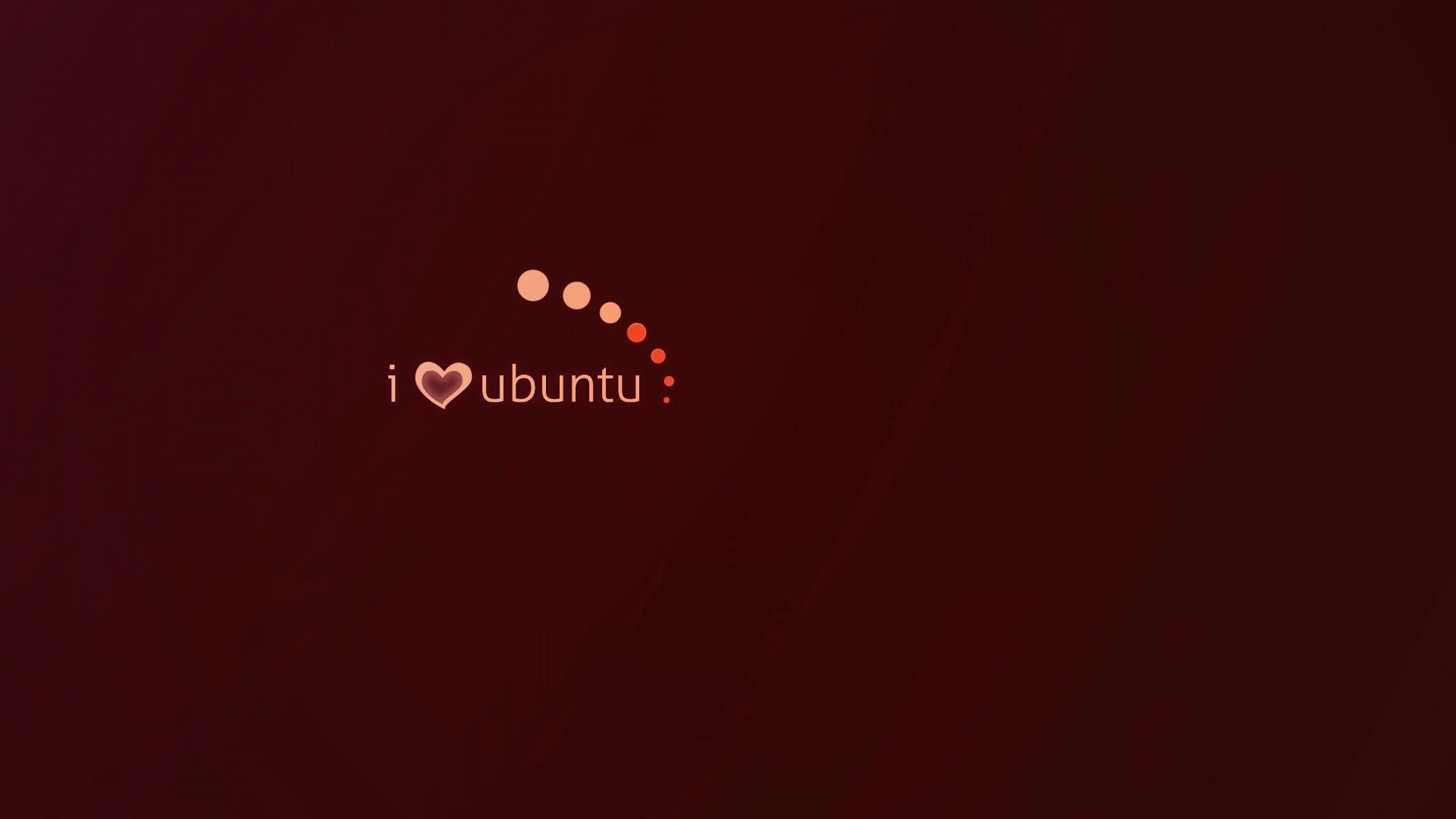 Я люблю убунту обои