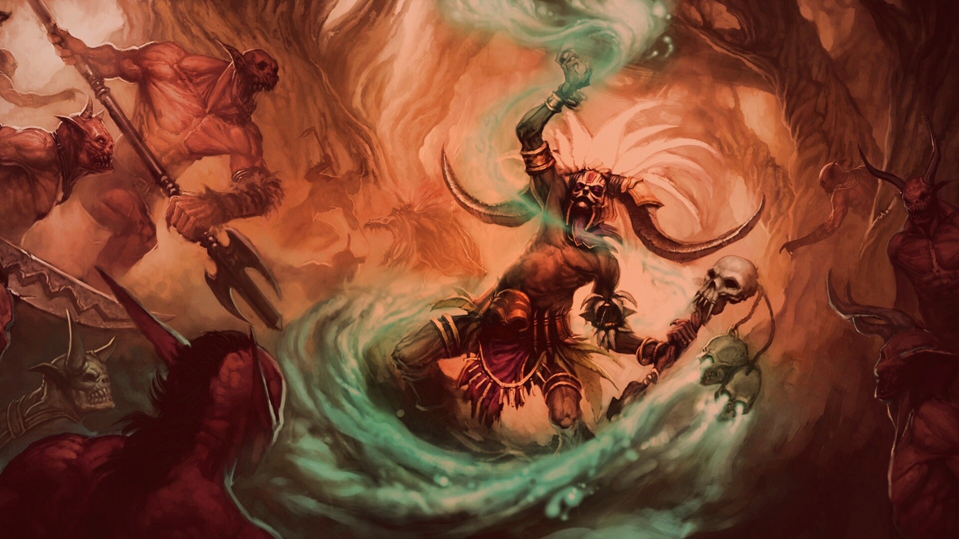 Шаман из Diablo 3 обои