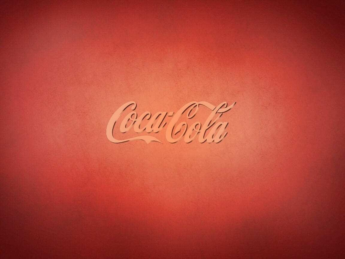 Красный логотип Coca-Cola обои