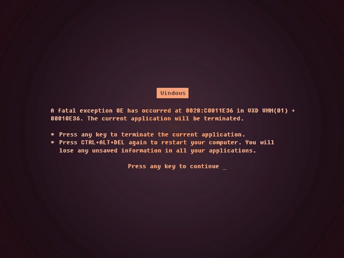 BSOD обои
