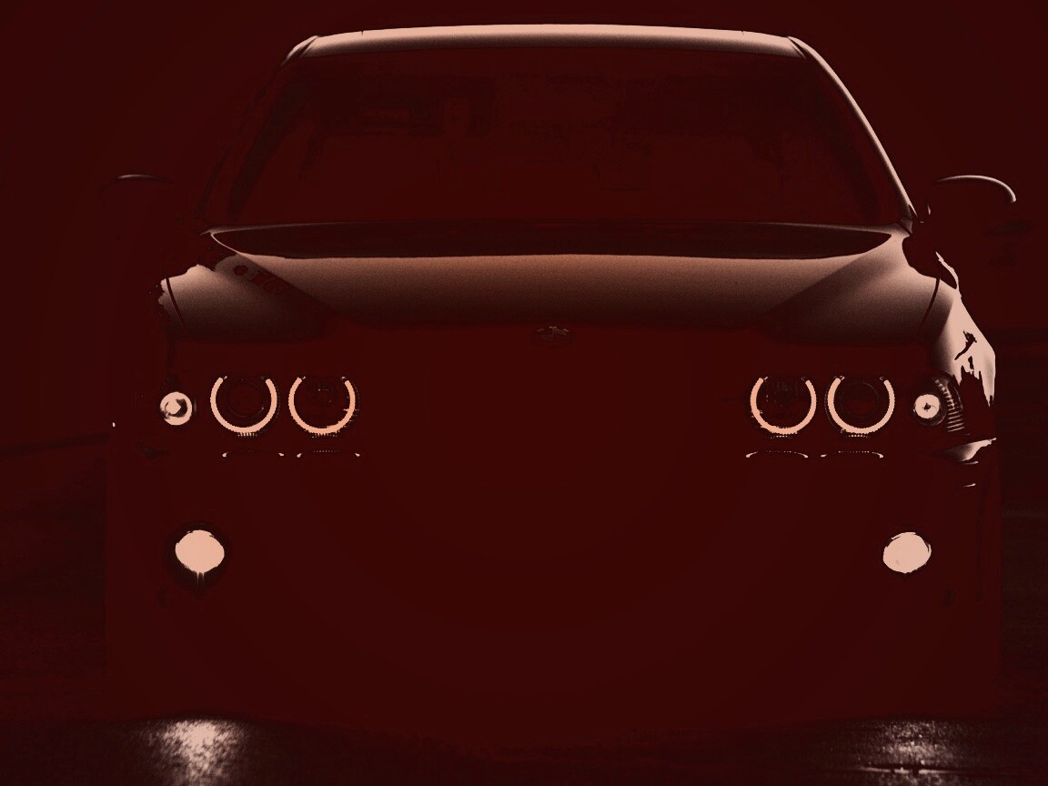 Чёрный BMW обои