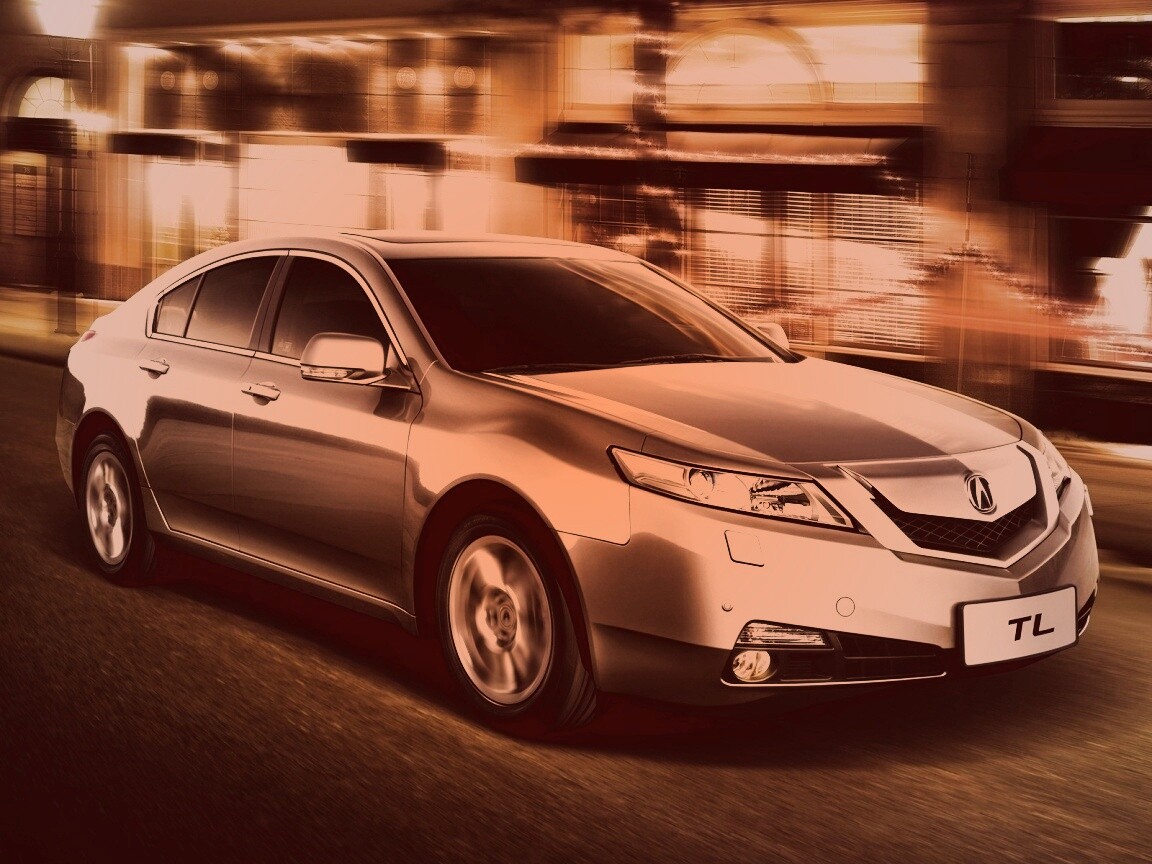 Acura в движении обои