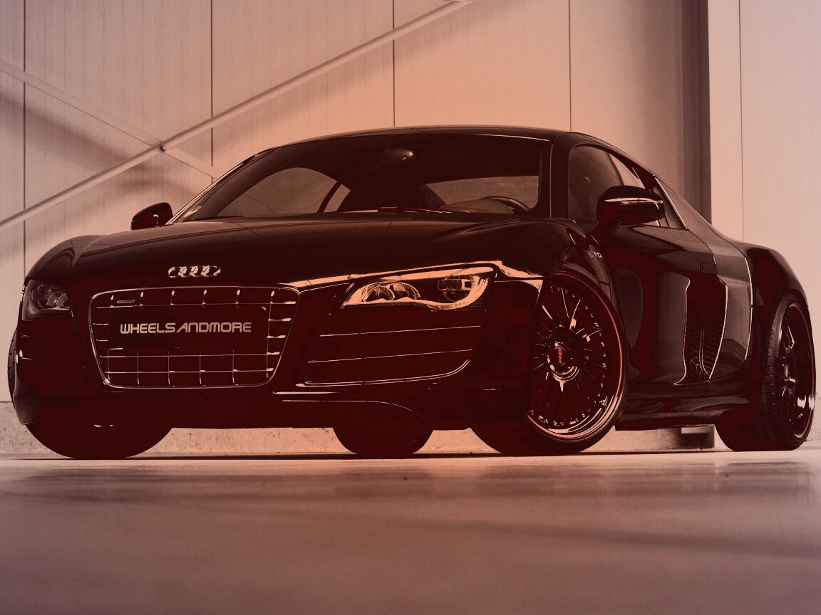 Audi черного цвета обои