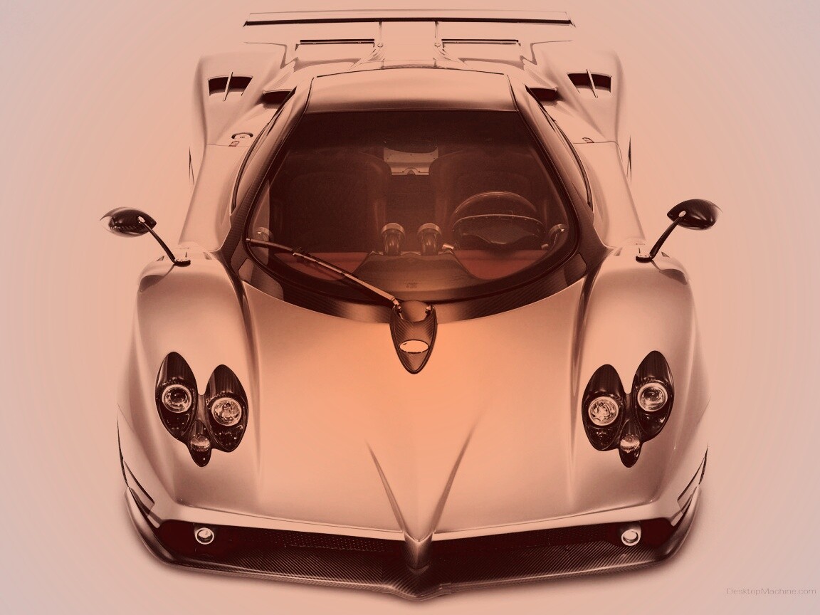 Pagani Zonda спереди обои