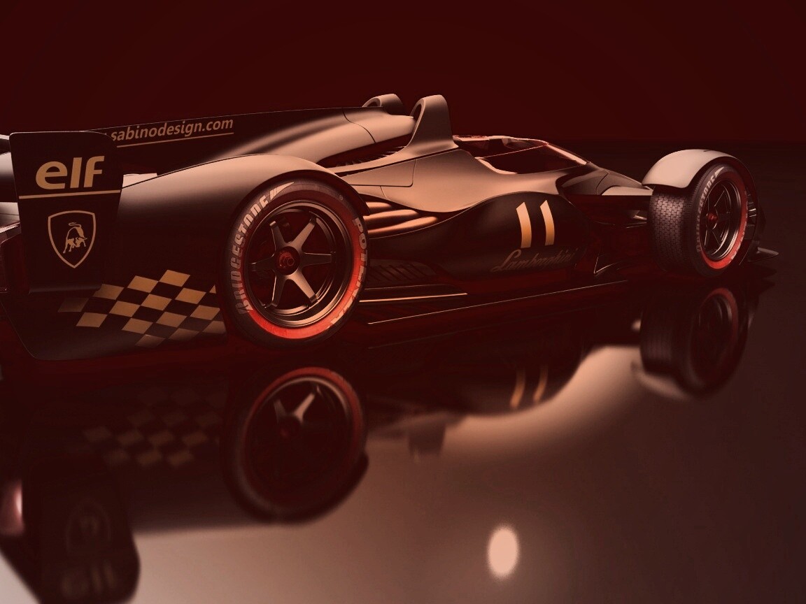 Болид Lamborghini обои