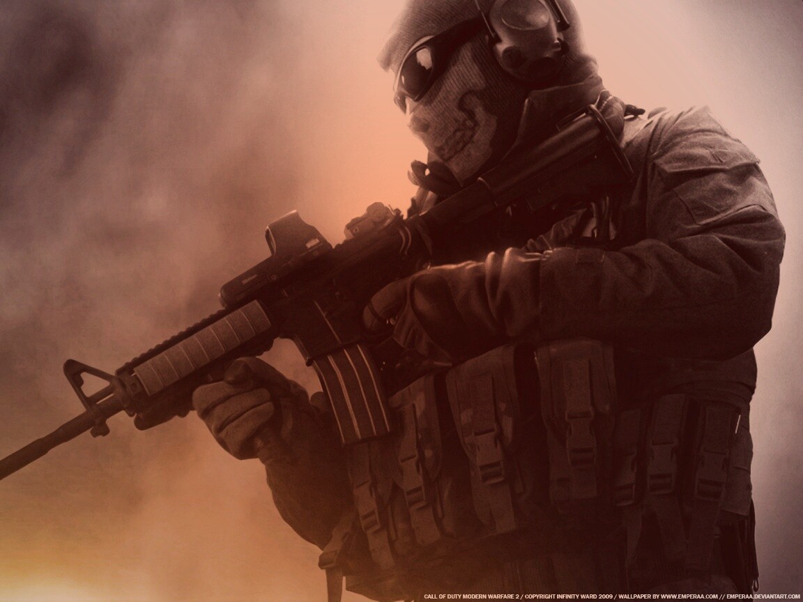 Солдат в маске обои