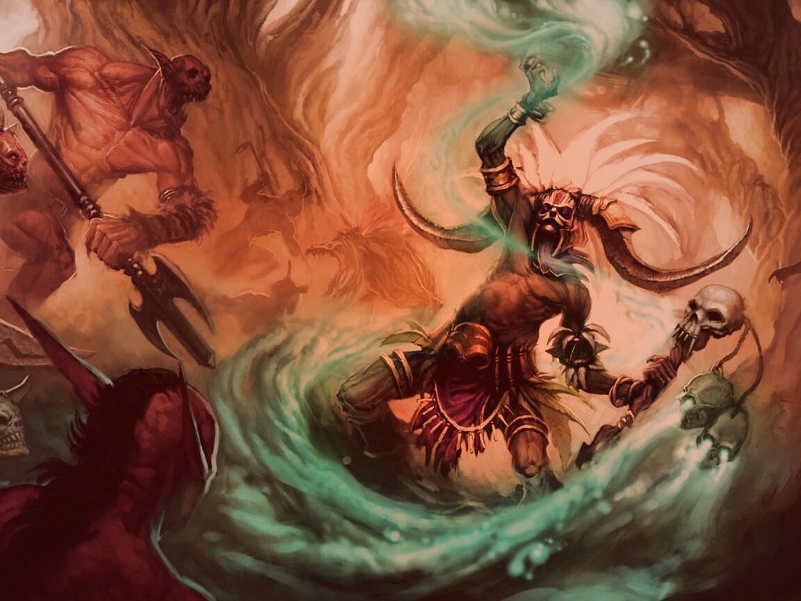 Шаман из Diablo 3 обои