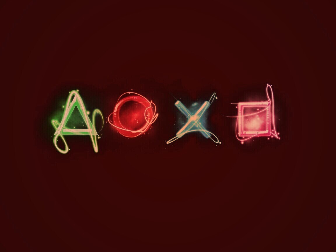 Кнопки контроллера Playstation обои