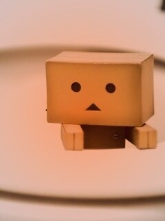Danbo в унитазе обои