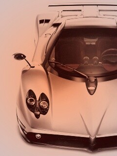 Pagani Zonda спереди обои