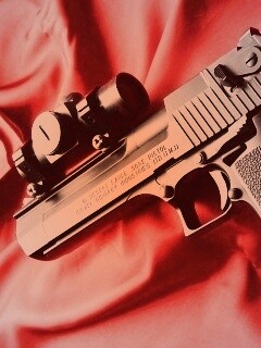 Пистолет Desert Eagle с прицелом обои