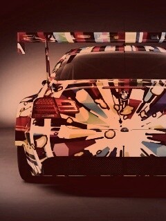 BMW  в сумасшедшем окрасе обои