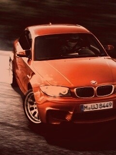 BMW M1 в заносе на треке обои