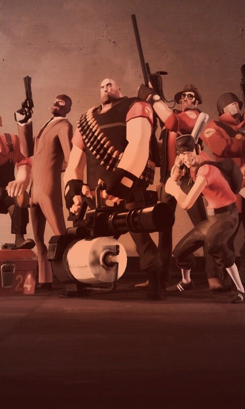 Герои игры Team Fortress 2 обои