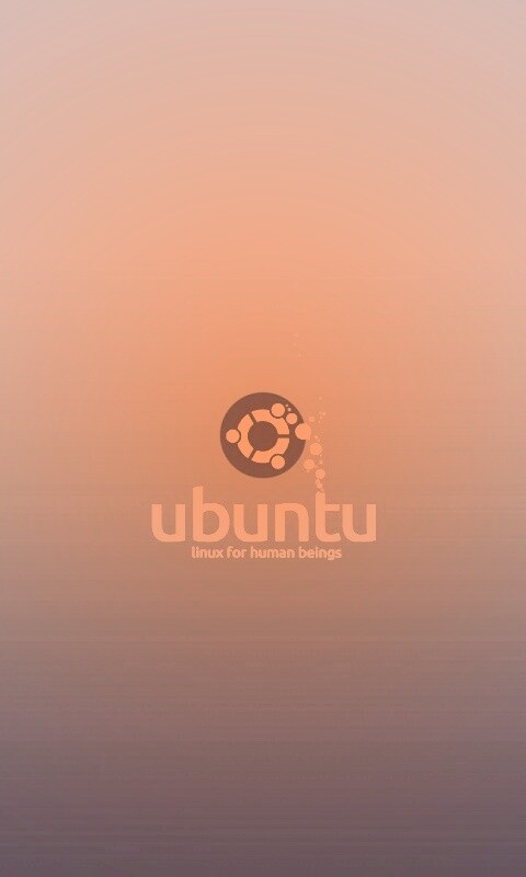 Логотип Ubuntu обои