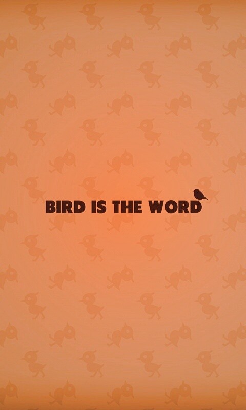 Bird is the word обои