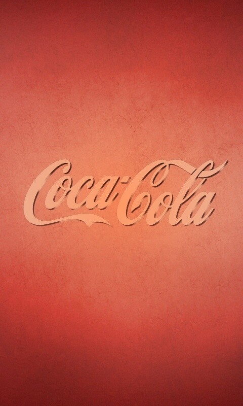 Красный логотип Coca-Cola обои