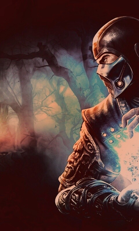 Бой SubZero и Scorpion из Mortal Kombat обои