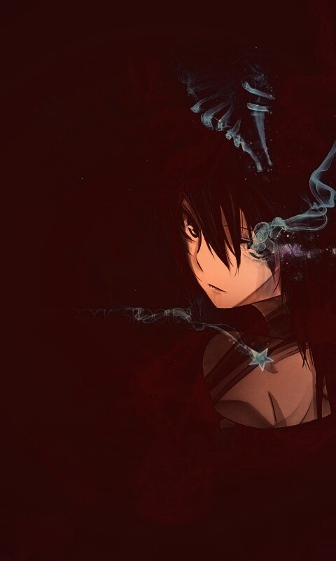 Black rock shooter обои