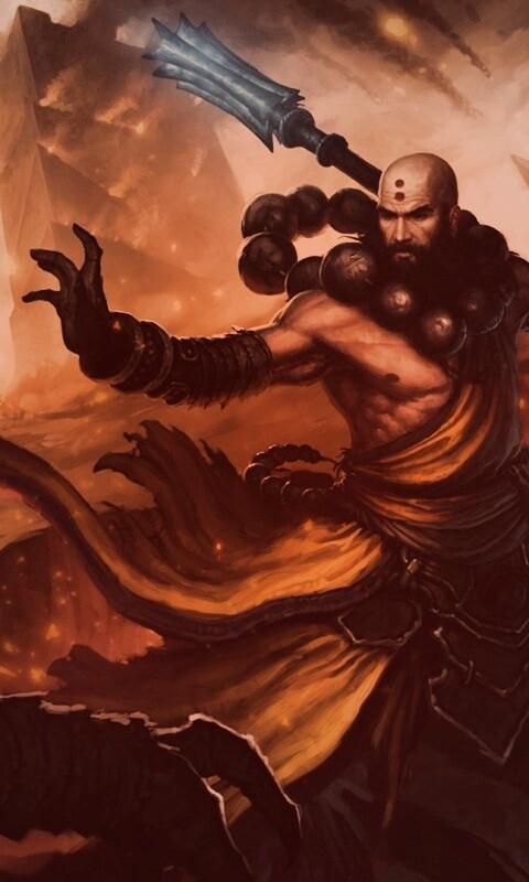 Монах из Diablo 3 обои