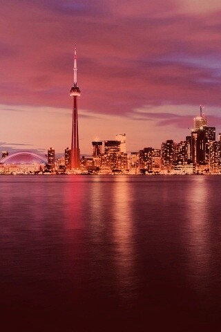 Ночной Торонто обои