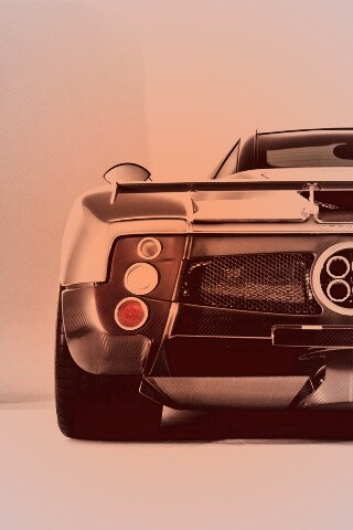 Pagani Zonda сзади обои