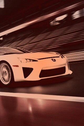 Lexus LFA на тарссу обои