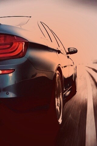 BMW F10 на повроте обои