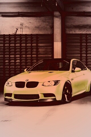 Черный и зеленый BMW M3 обои