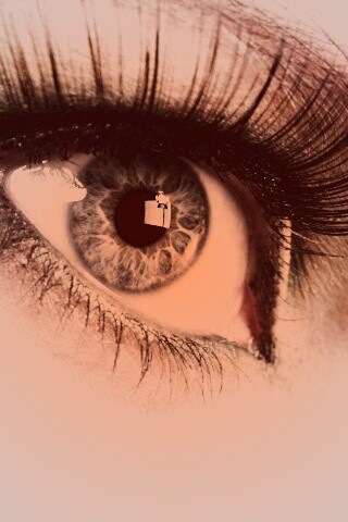 Глаза цвета стали обои