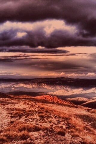 Горы в HDR обои