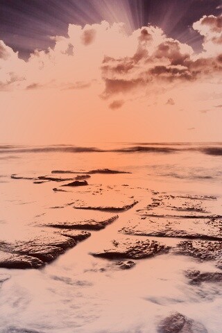 Море в HDR обои