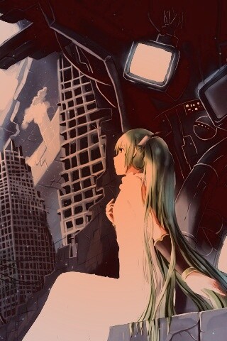 Вокалоид Hatsune Miku обои