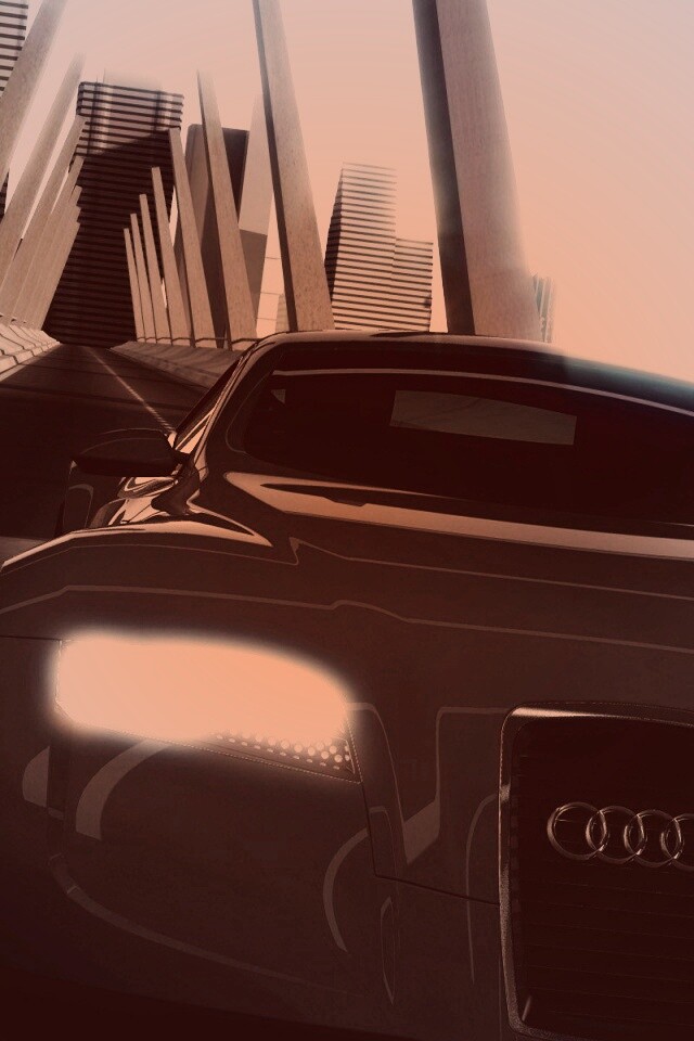 Концепт Audi-R Zero обои