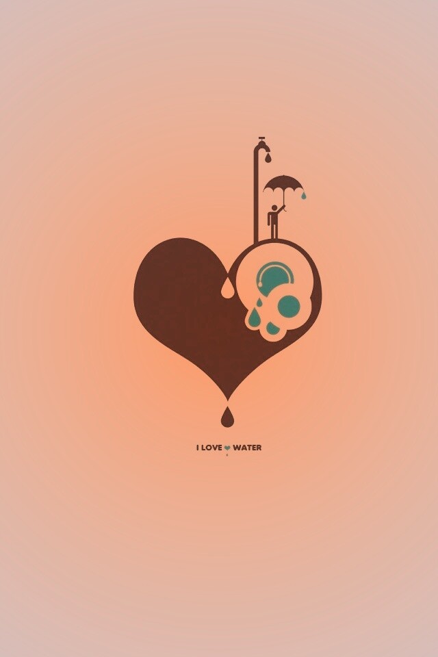 I love water обои