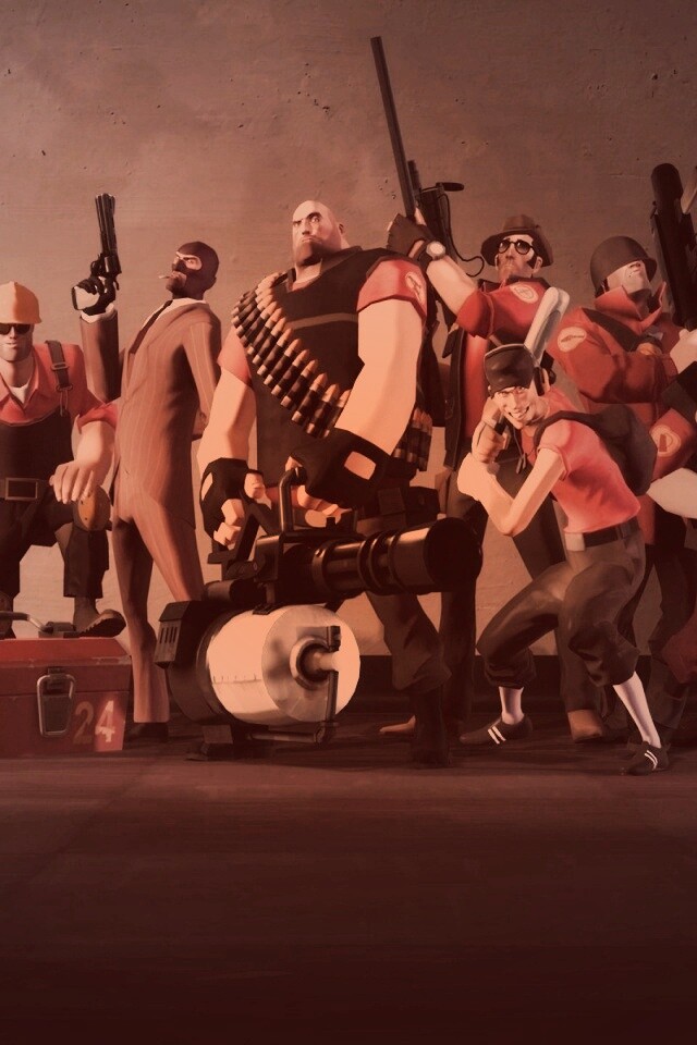 Герои игры Team Fortress 2 обои