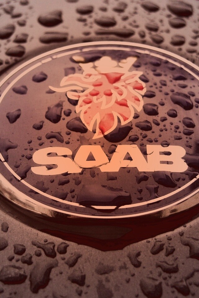 Логотип Saab обои