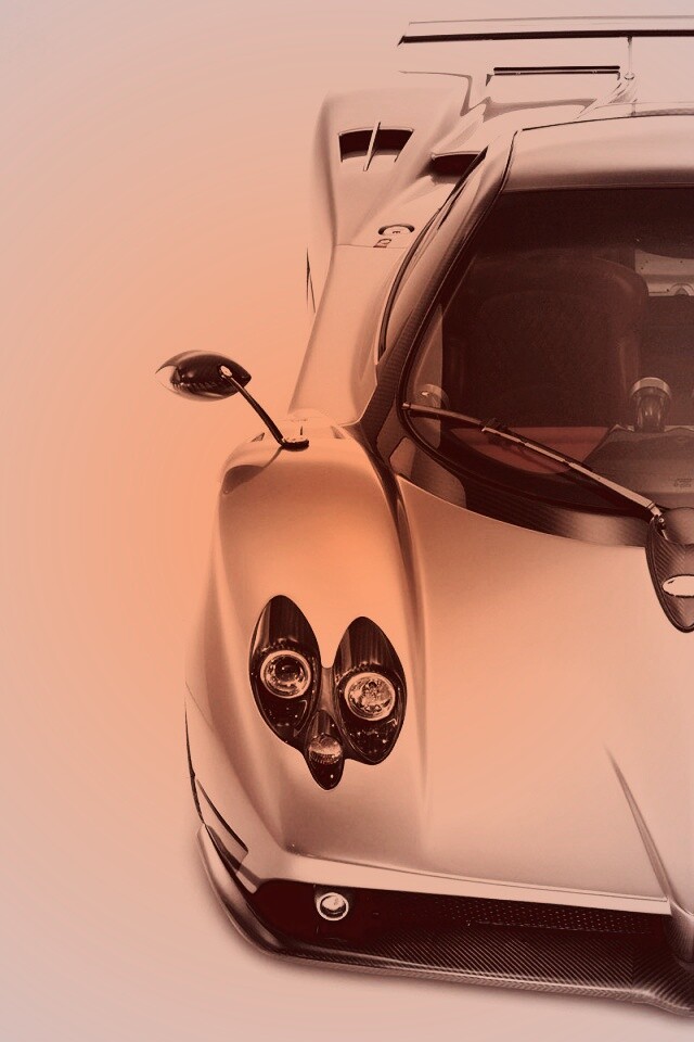 Pagani Zonda спереди обои