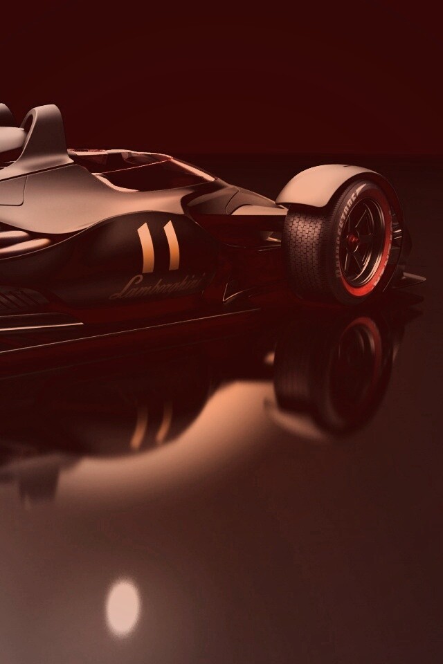 Болид Lamborghini обои