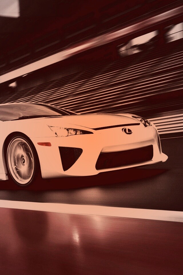 Lexus LFA на тарссу обои