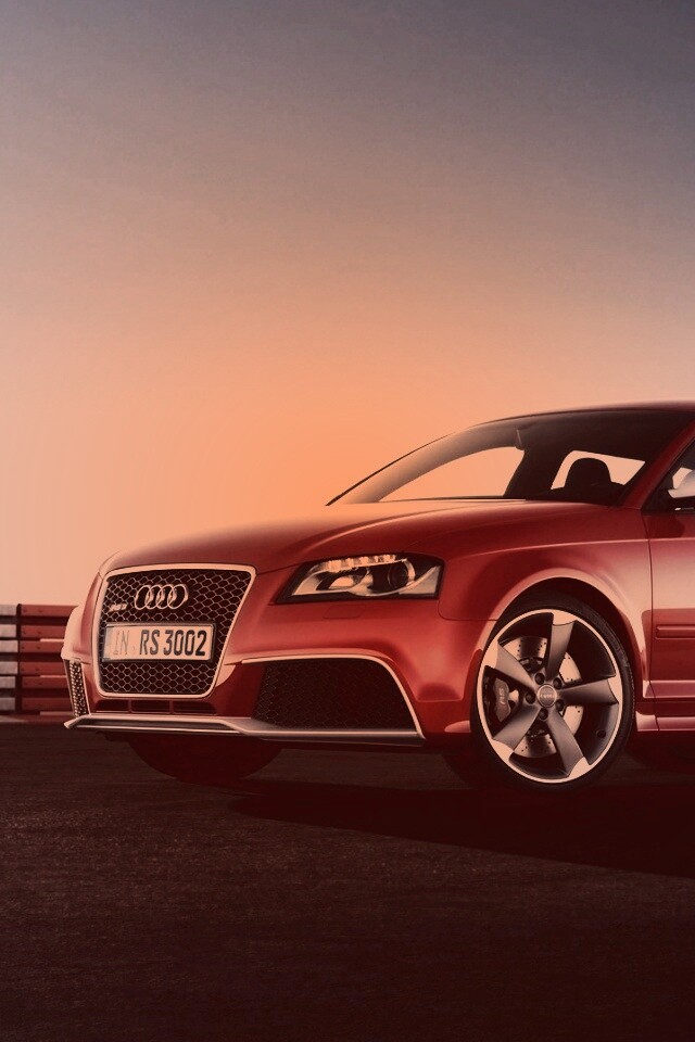 Фотосессия Audi RS3 на треке обои